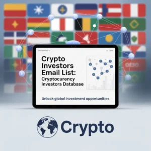 Crypto Investors Email List: Cryptocurrency Investors Database