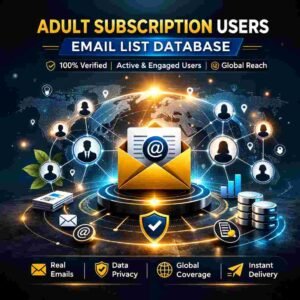 Adult Subscription Users Email List Database
