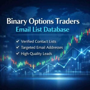 Binary Options Traders Email List Database