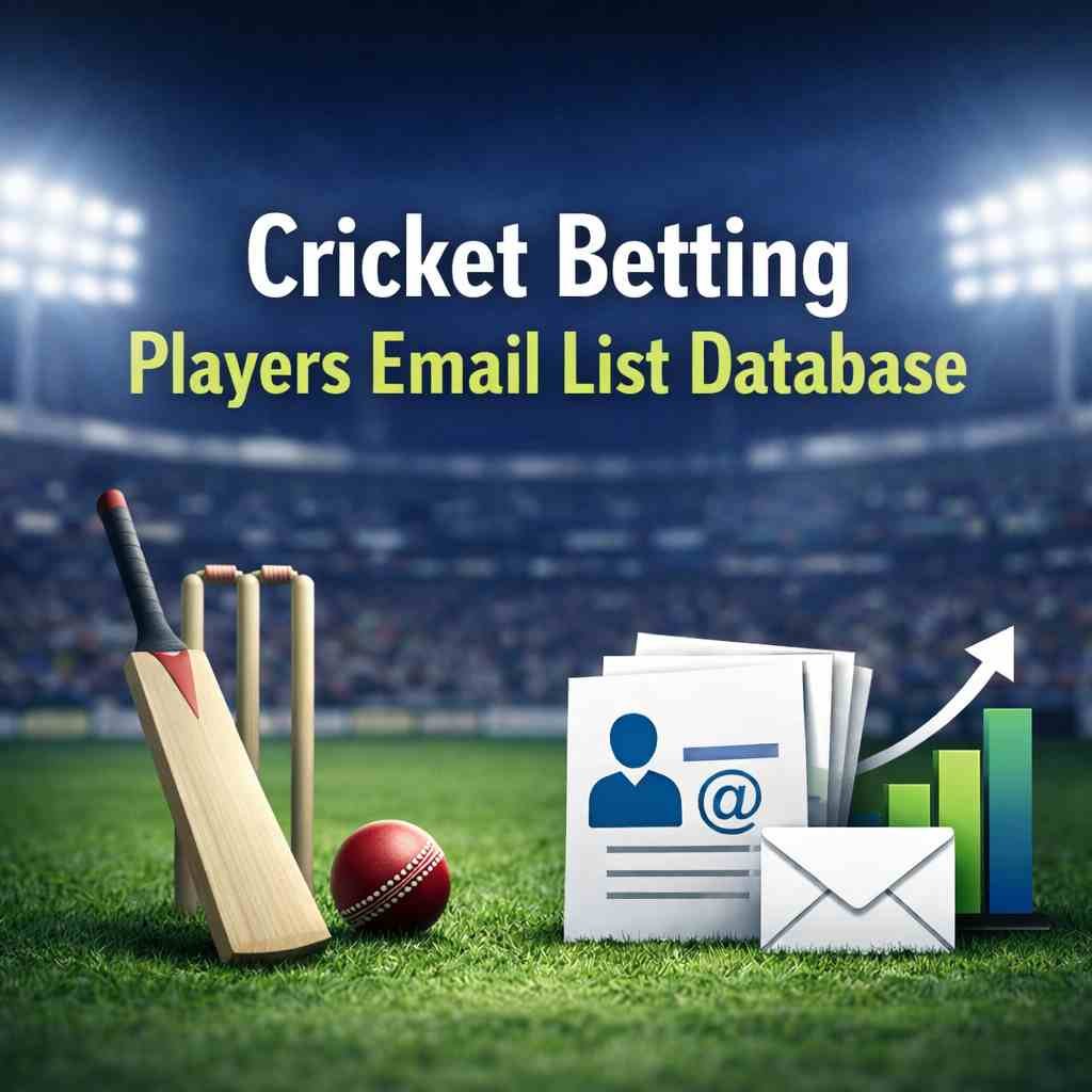 Cricket Betting Players Email List Database