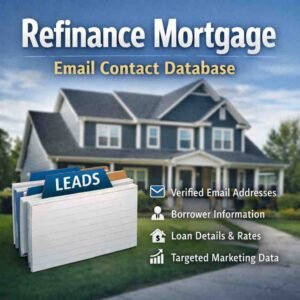 Refinance Mortgage Email Contact Database