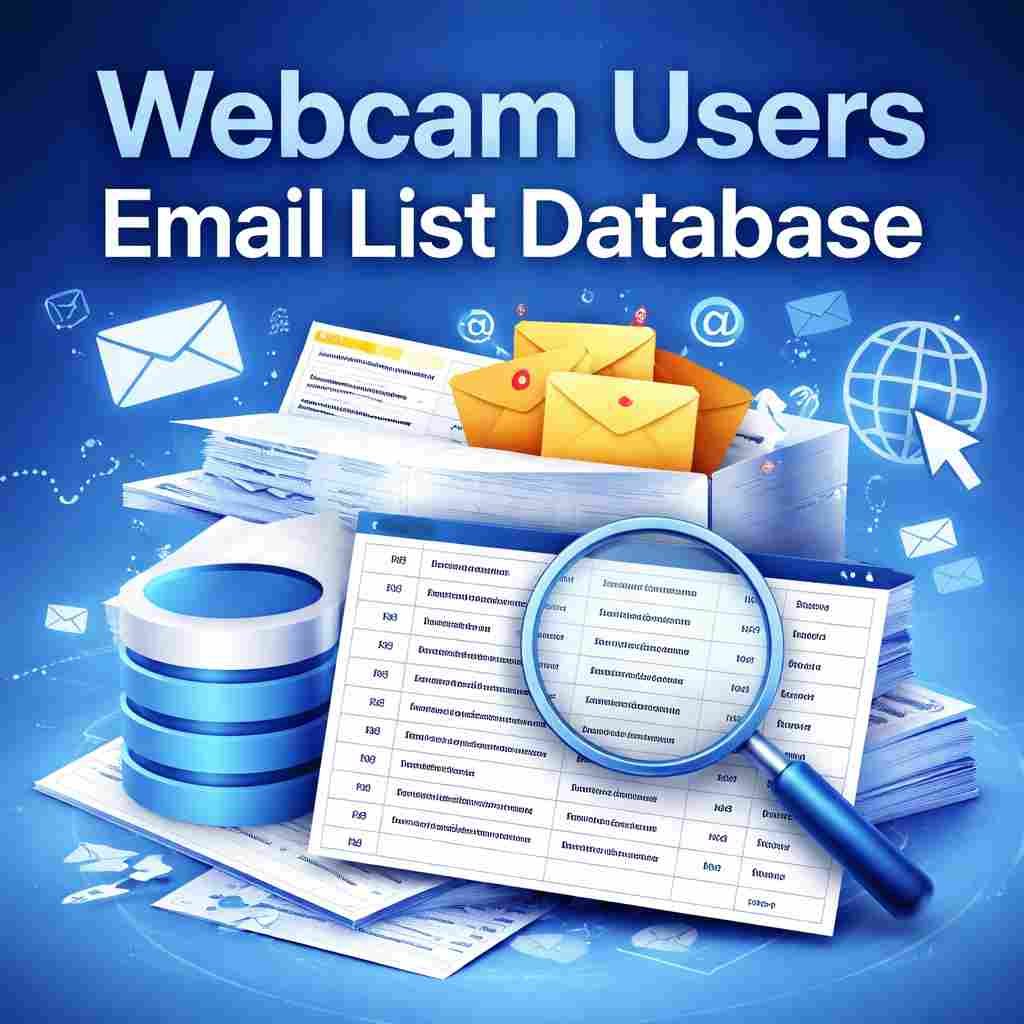 Webcam Users Email List Database